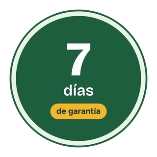 Sello: 7 días de garantía.
